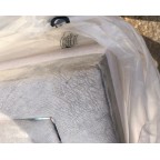 Emperor Jersey Bed Base Marbled Velvet Linen EX