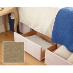 Emperor Jersey Bed Base Marbled Velvet Linen EX