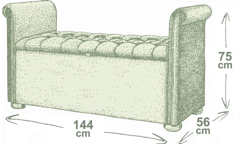 Scroll Ottoman