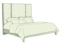 Small Double Tiree Grand Bed