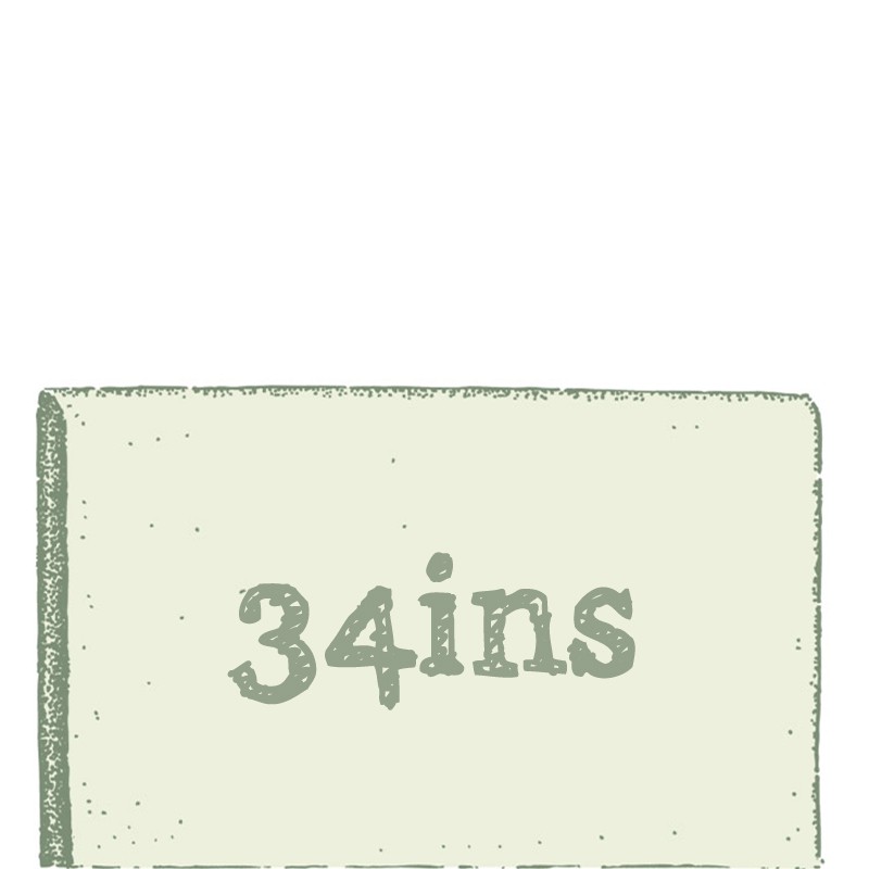 34ins (87cm)
