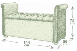 Scroll Ottoman